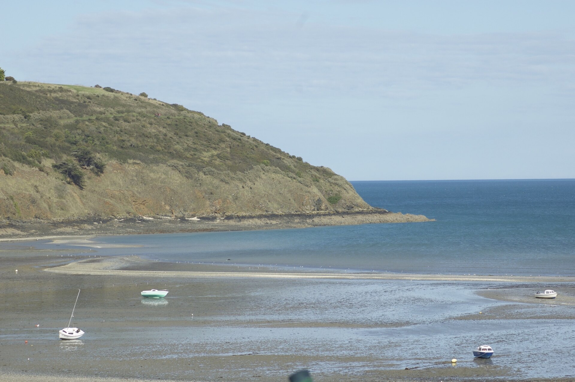 La pointe du Roselier à Plérin, panorama sur la baie de Saint-Brieuc